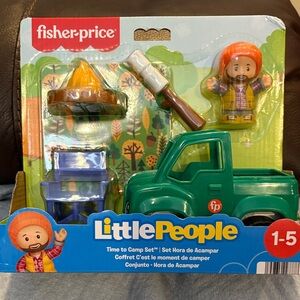 Fisher-Price Little People Time to Camp Set - NIB